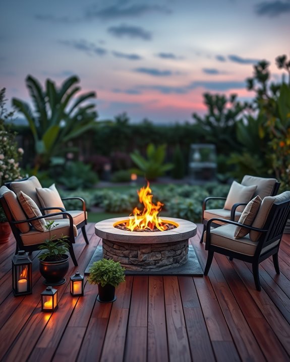 cozy fire pit gatherings