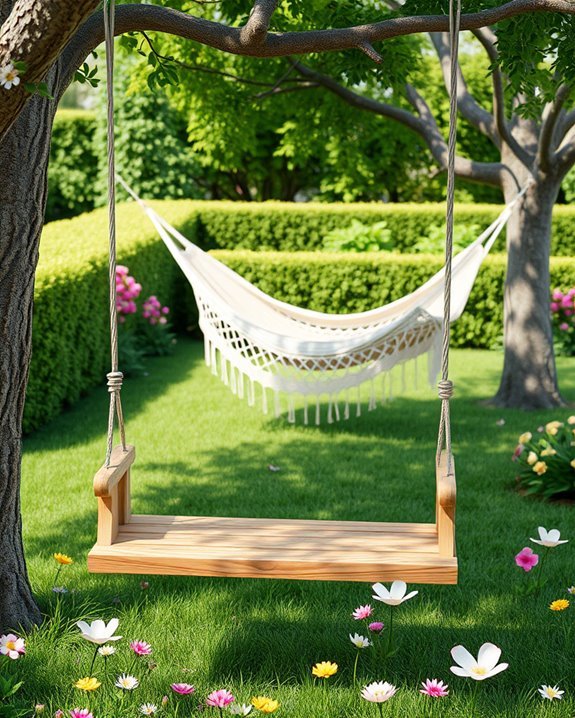 cozy garden swing options