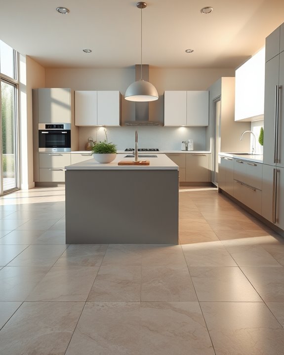 cozy heated kitchen floors