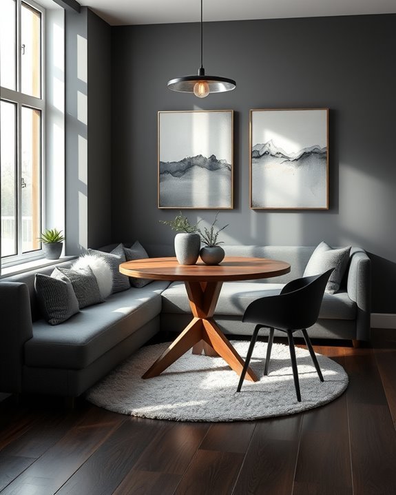 cozy intimate dining nook