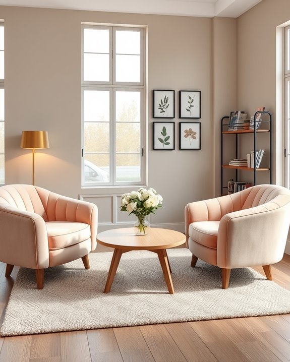 cozy inviting salon atmosphere
