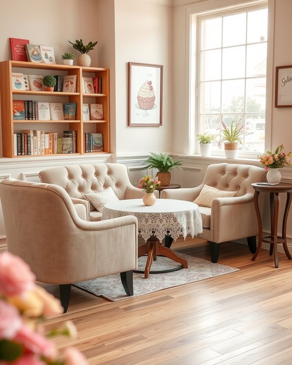 cozy inviting seating arrangements