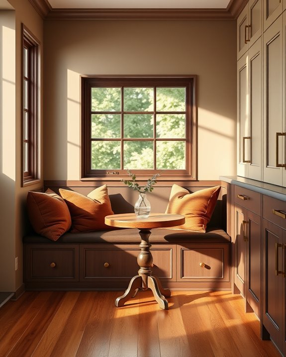 cozy kitchen seating nooks