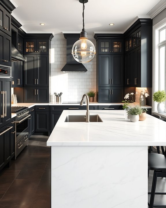 cozy kitchen warm lighting