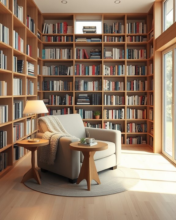 cozy literary sanctuary nook