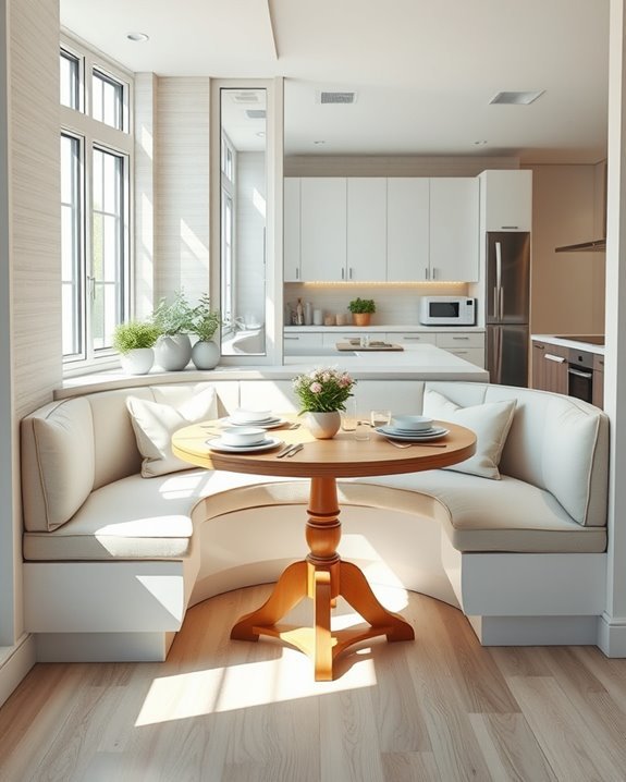 cozy multifunctional breakfast nook