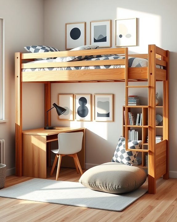 cozy multifunctional bunk bed