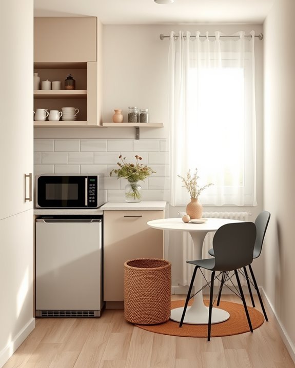 cozy neutrals with accents