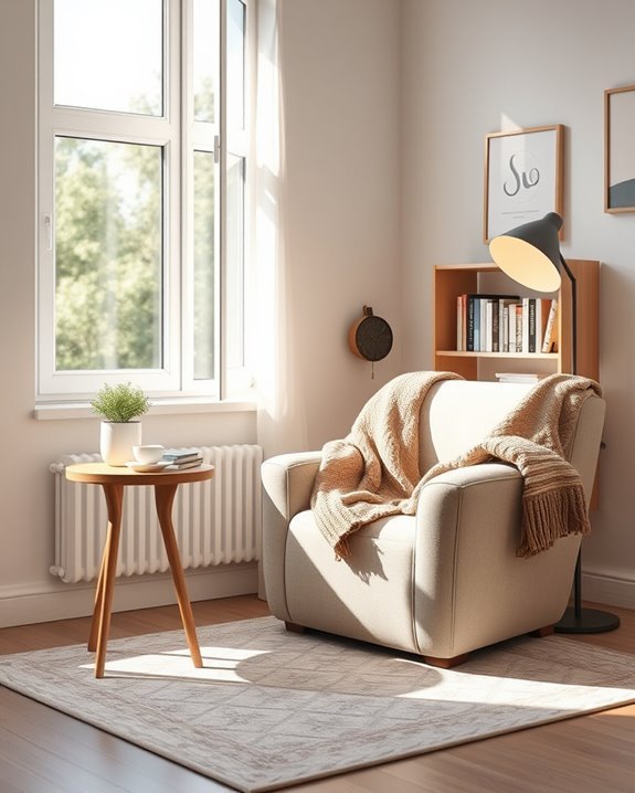 cozy nook for reading