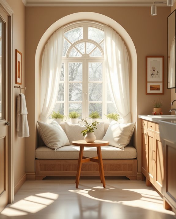 cozy nook seating area