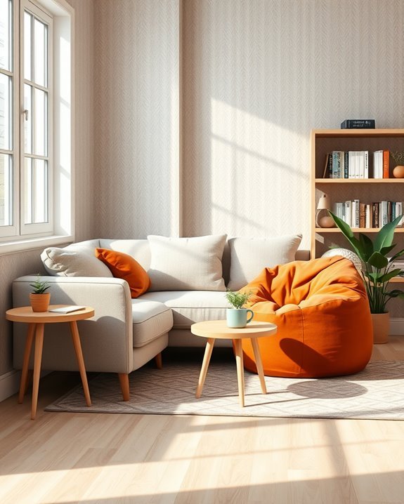 cozy nook with flexibility