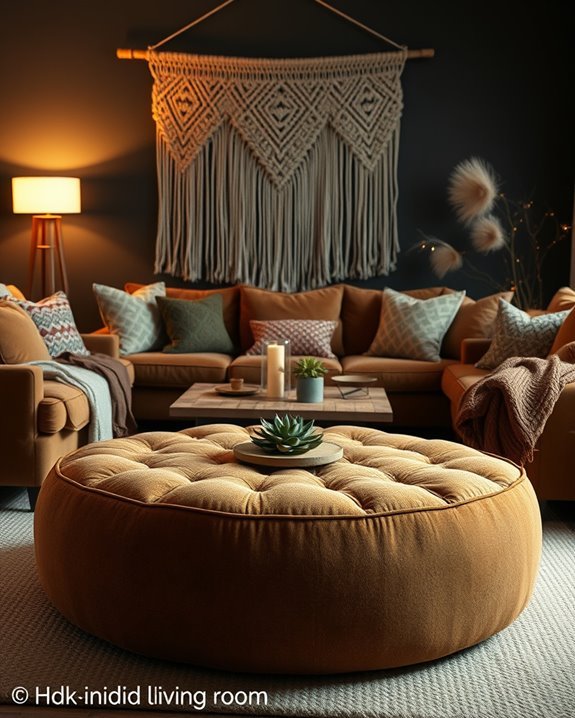 cozy ottoman for stylish comfort