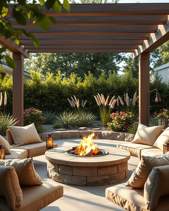 cozy outdoor fire gatherings