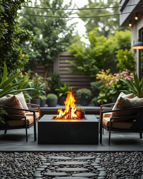 cozy outdoor fire pits