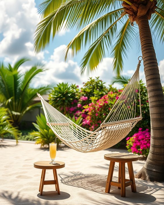 cozy outdoor relaxation nook