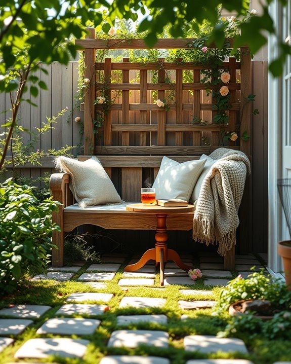 cozy outdoor relaxation spaces