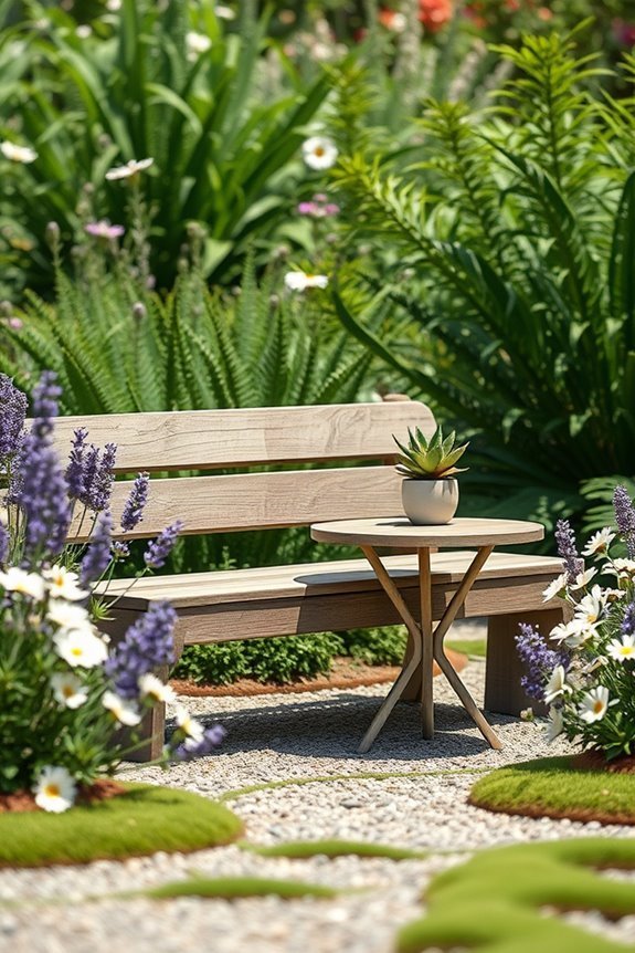 cozy outdoor seating area