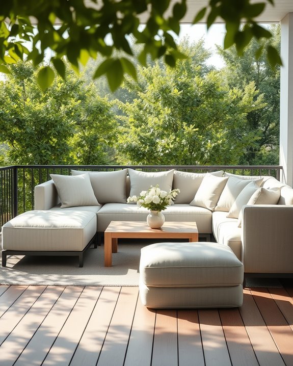 cozy outdoor seating oasis