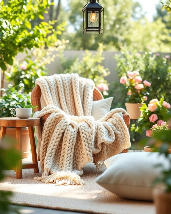cozy outdoor throw blankets