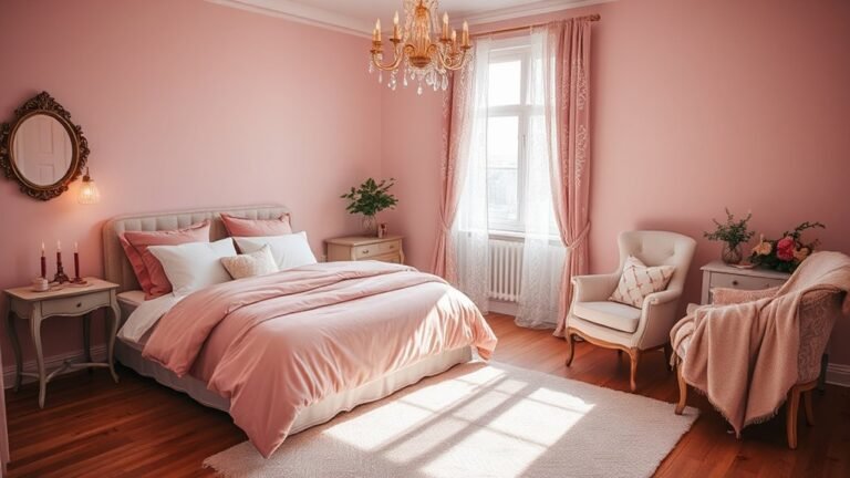 cozy pink bedroom inspiration