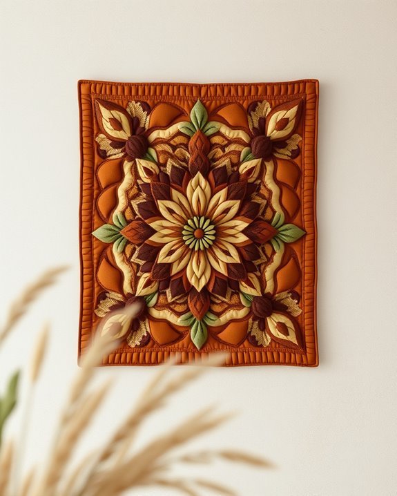 cozy quilted wall decor