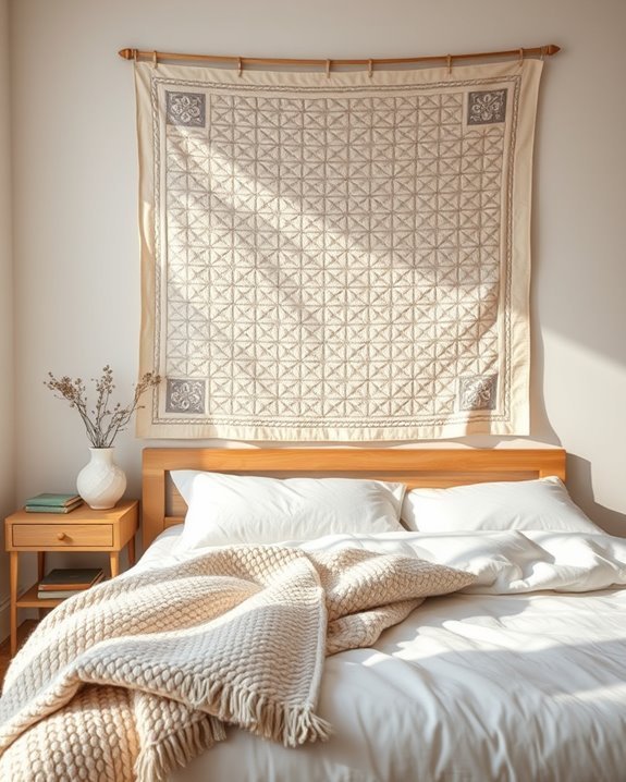 cozy quilted wall decor