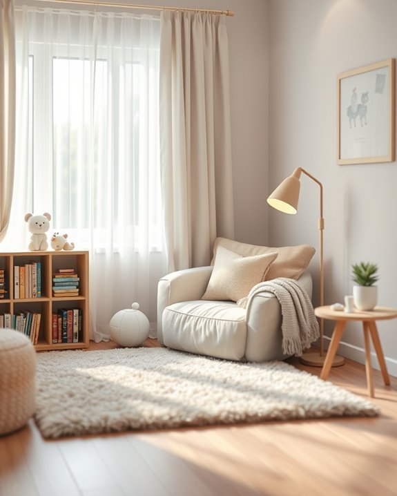 cozy reading corner creation