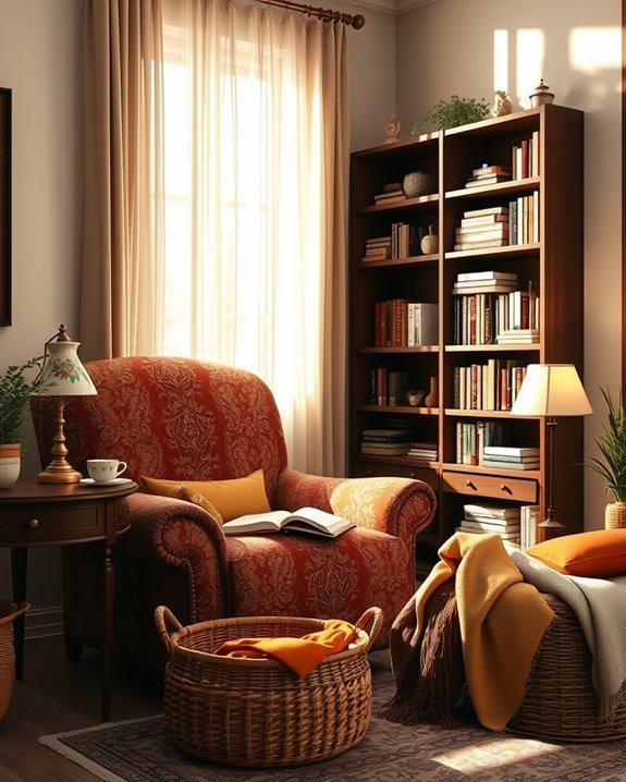 cozy reading corner design