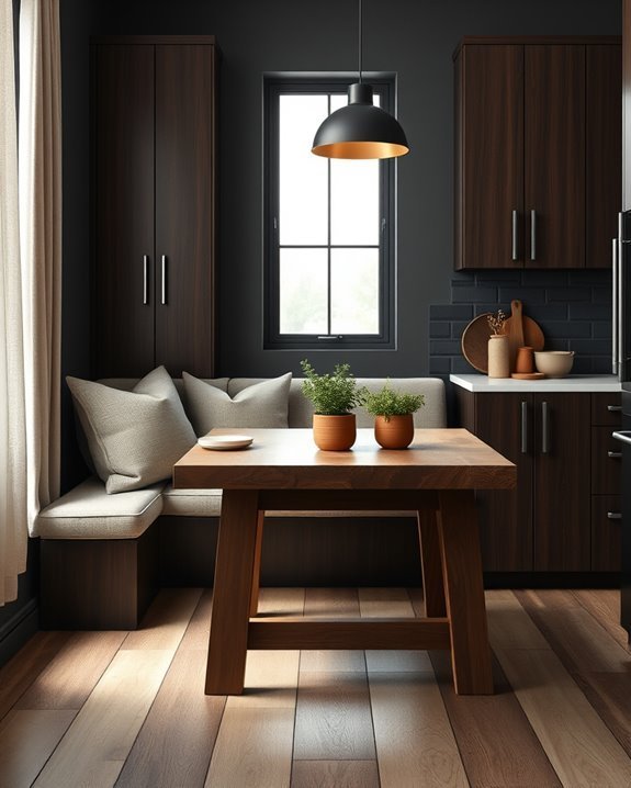 cozy reading nook accents