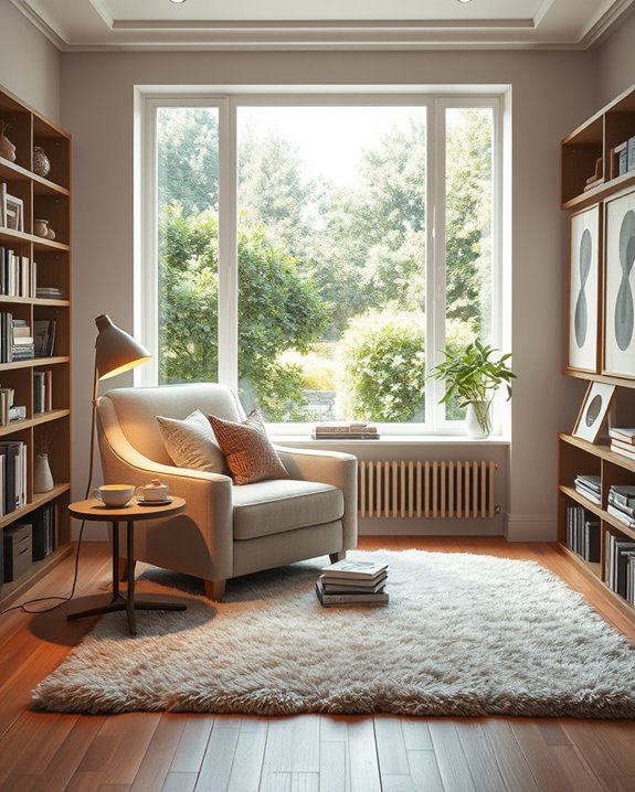 cozy reading nook retreat