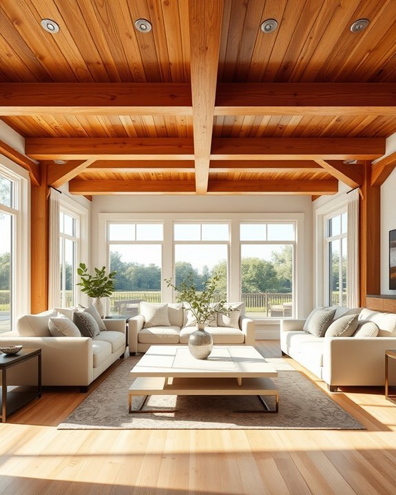 cozy rustic charm ceilings