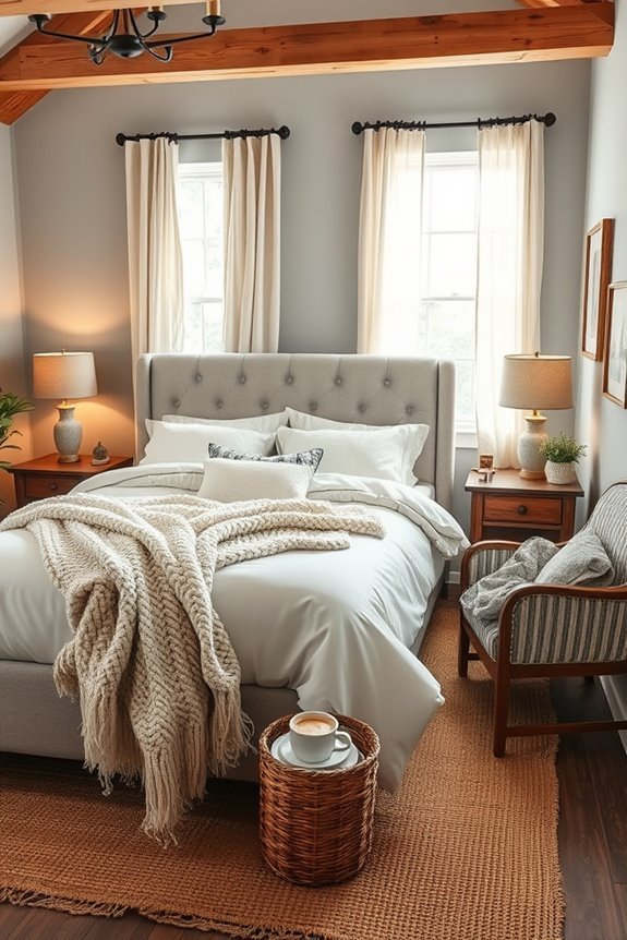 cozy rustic contemporary retreat