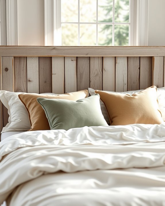 cozy rustic farmhouse backrests