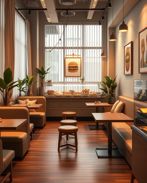 cozy seating and ambiance