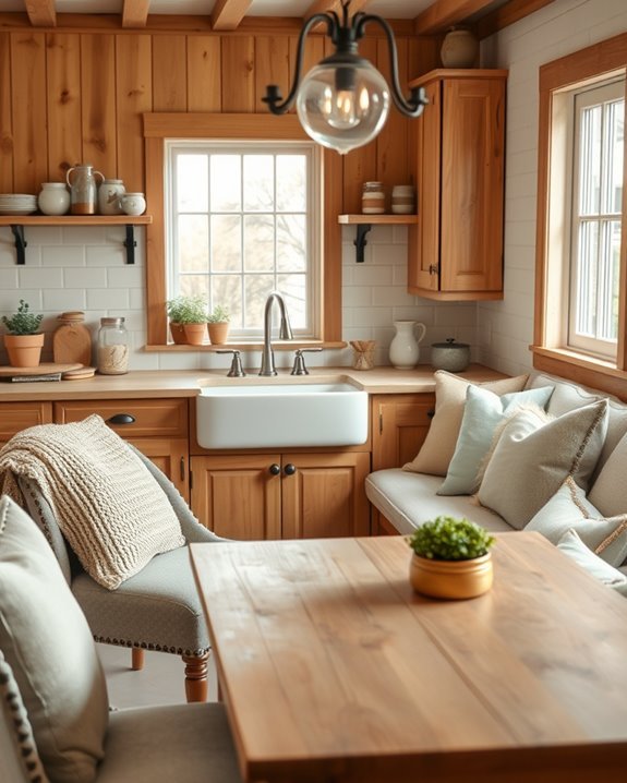 cozy seating for gatherings