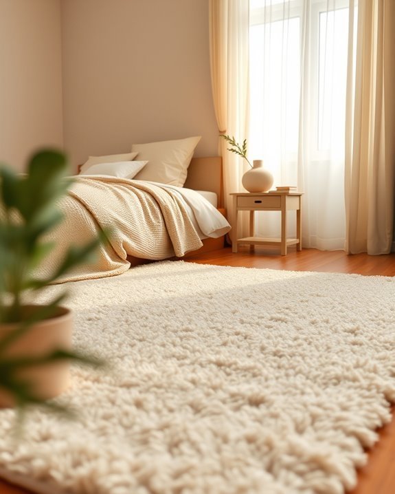 cozy soft beige rugs
