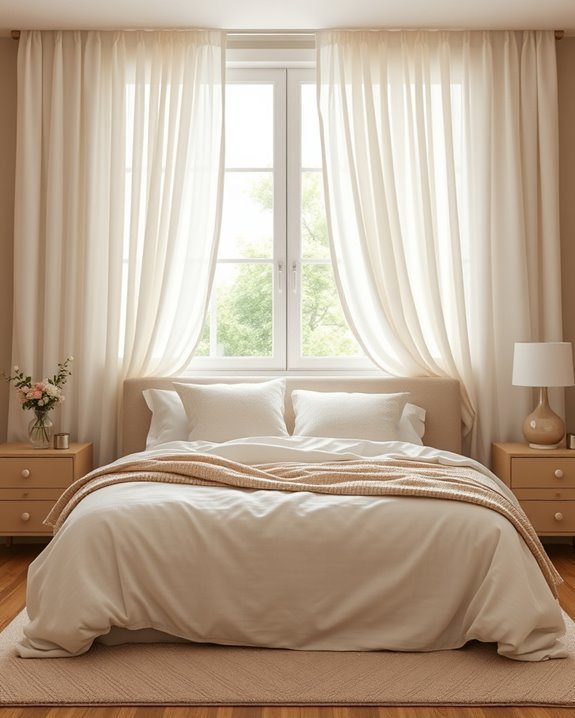 cozy soft fluffy curtains