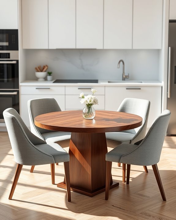 cozy space efficient dining solution