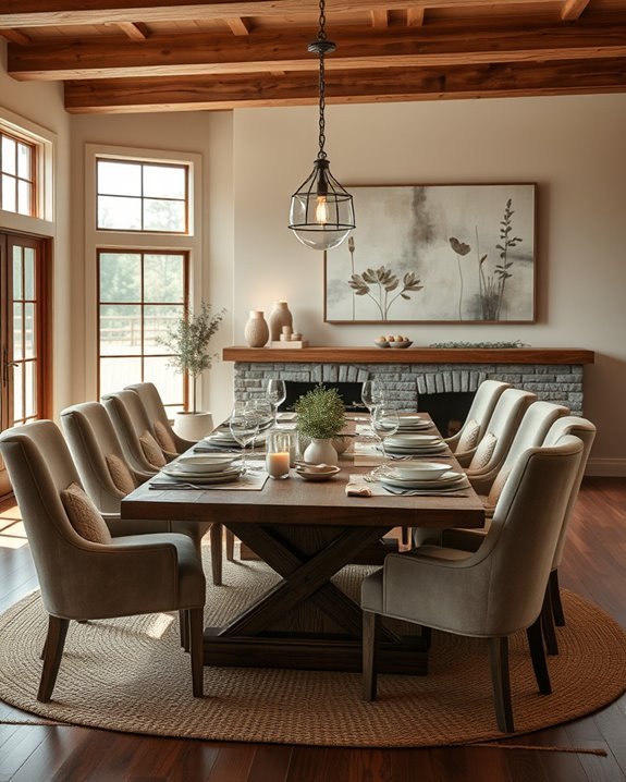 cozy textiles and ambiance