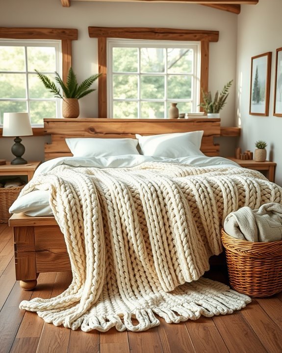 cozy texture with layering