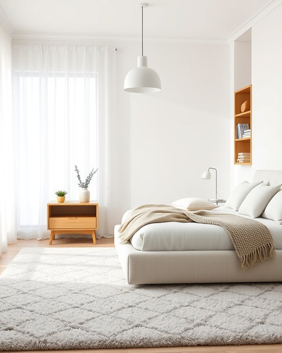 cozy textured bedroom design