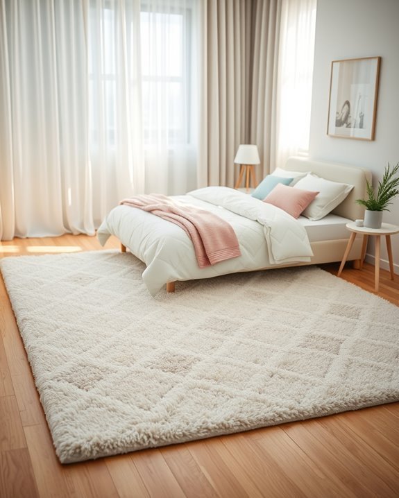 cozy textured visually interesting rugs