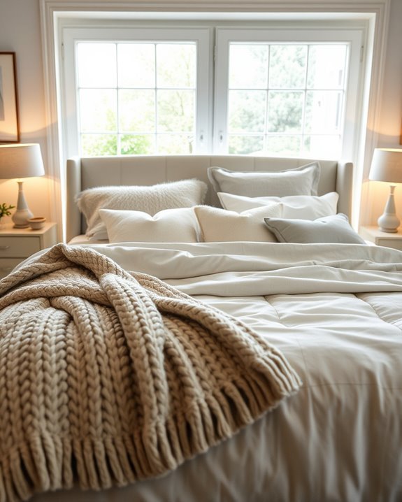 cozy textures and layers