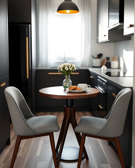 cozy tiny breakfast nook