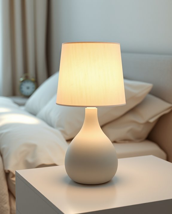 cozy touch lamp ambiance