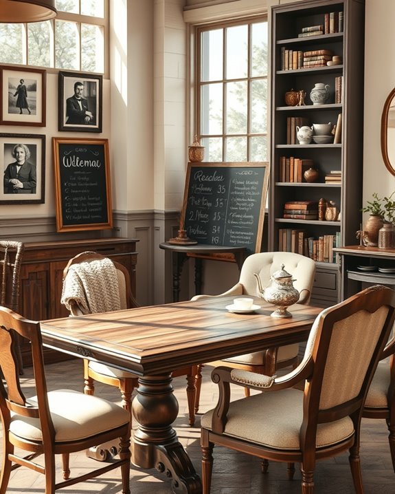 cozy vintage coffee shop