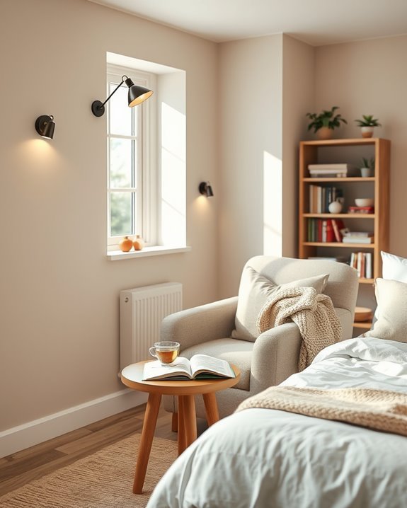 cozy wall mounted reading lights