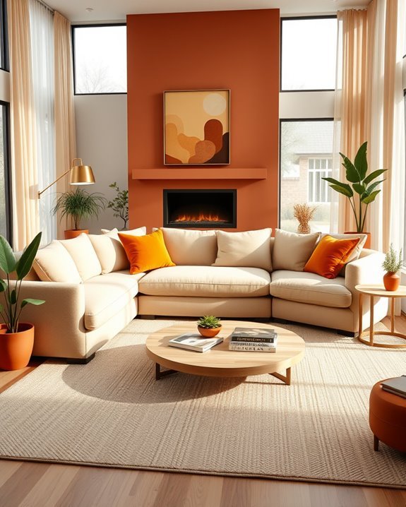 cozy warm color palettes