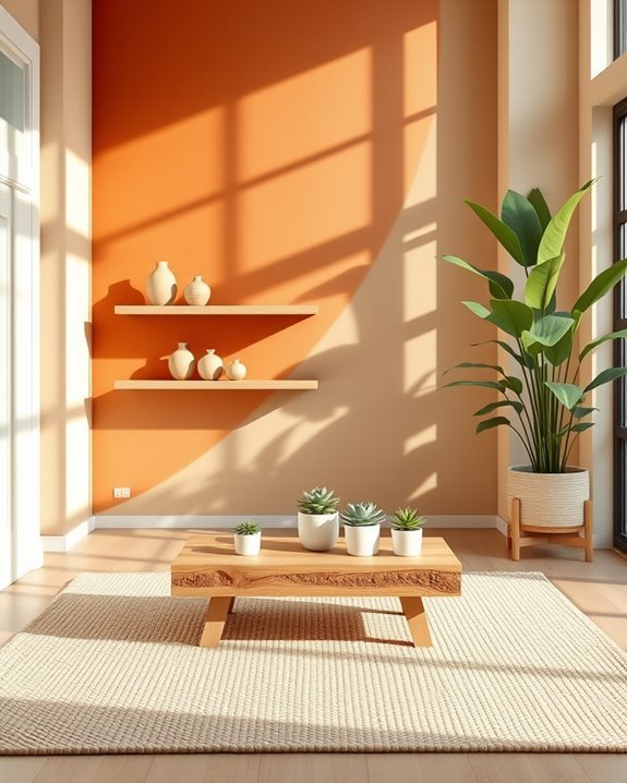 cozy warm earth tones