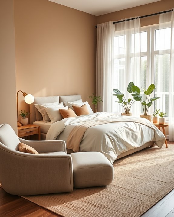 cozy warm taupe combinations